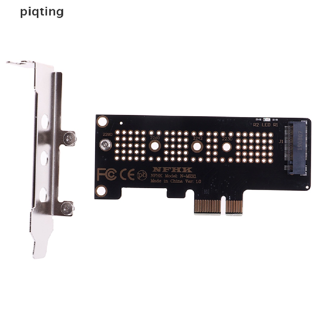 Piqt NVMe PCIe M.2 NGFF SSD to PCIe x1 adapter card PCIe x1 to M.2 card with bracket . | BigBuy360 - bigbuy360.vn