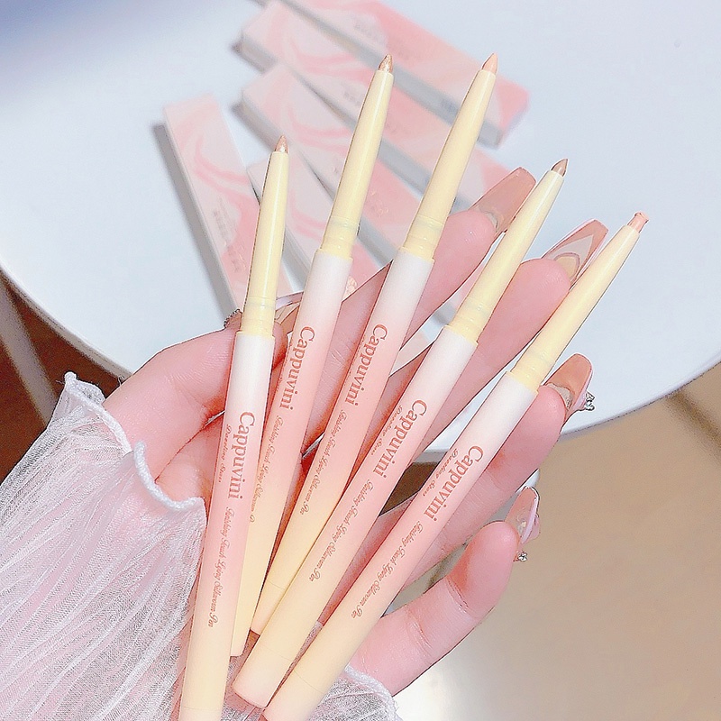 Bút Phấn Mắt CAPPUVINI Có Độ Bóng Cao Chống Nhòe Cho Người Mới Bắt Đầu Trang Điểm