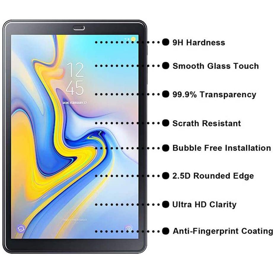 Kính Cường Lực Hd Trong Suốt Cho Samsung Galaxy Tab A 8.0 (2018) Sm-t387
