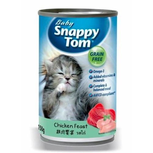 Baby Snappy Tom - Pate lon dành riêng cho mèo con tập ăn