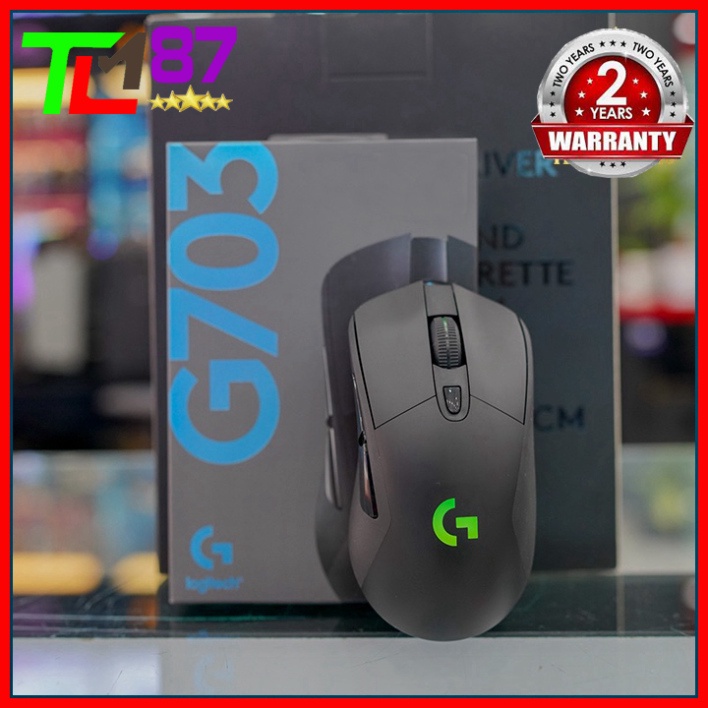 Chuột Máy Vi Tính PC Laptop LED 7 Màu Không Dây LOGITECH G703 Wireless - Chuột Văn Phòng Gaming Mouse Bluetooth