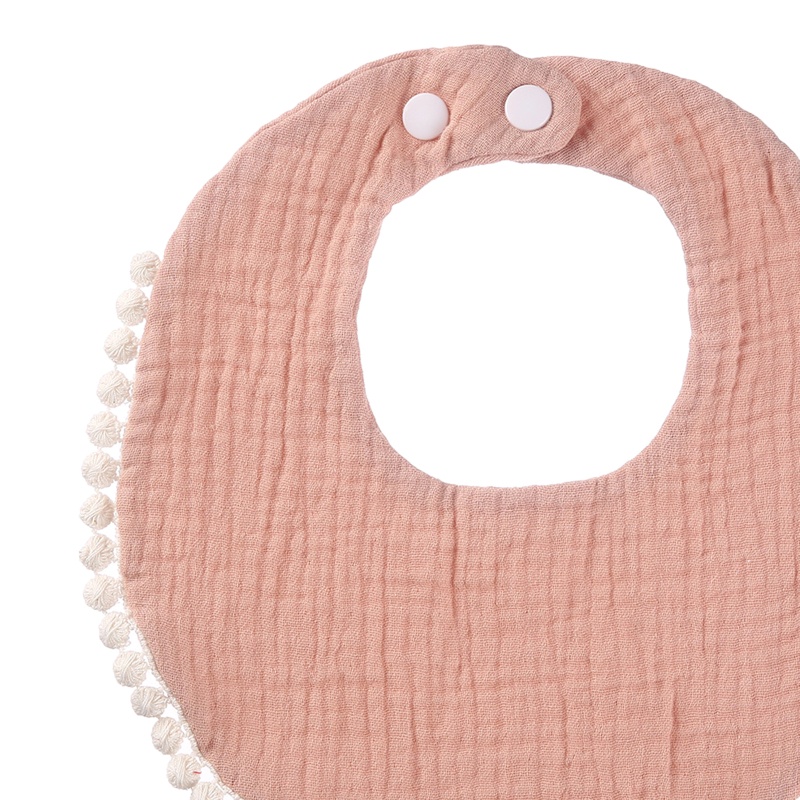 Yếm Ăn Bằng Cotton Có Thể Giặt Lại Tiện Dụng Cho Bé