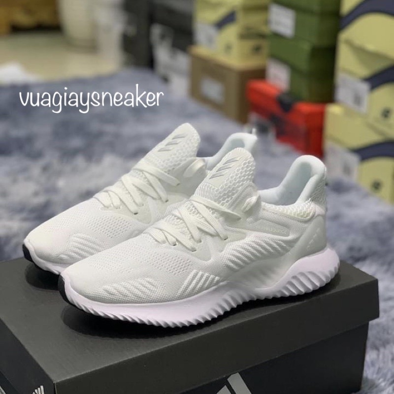 Giày thể thao sneaker alpha bounce 2018 trắng full