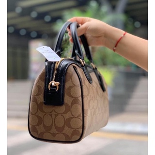 [Hàng Mỹ] Túi C.oach trống mini logo