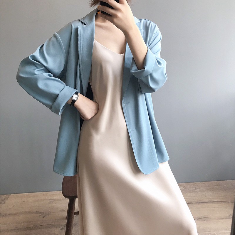 (Hàng Đẹp+Giá tốt lấy review) - ÁO Khoác BLAZER trơn DORY&amp;PONY CASUAL FASHION SUIT – AK131 (2 màu)