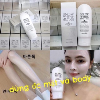 SỮA DƯỠNG THỂ TRẮNG DA SNOW WHITE MILKY PACK