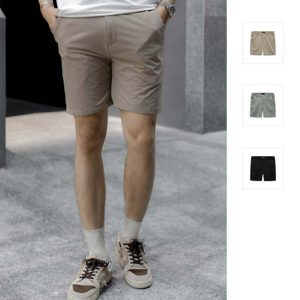 Quần Short Nam Dailywear Zipper, Chất Vải 90% Polyeseter/ 10% Elastane,QS0039-07,SOMEHOW