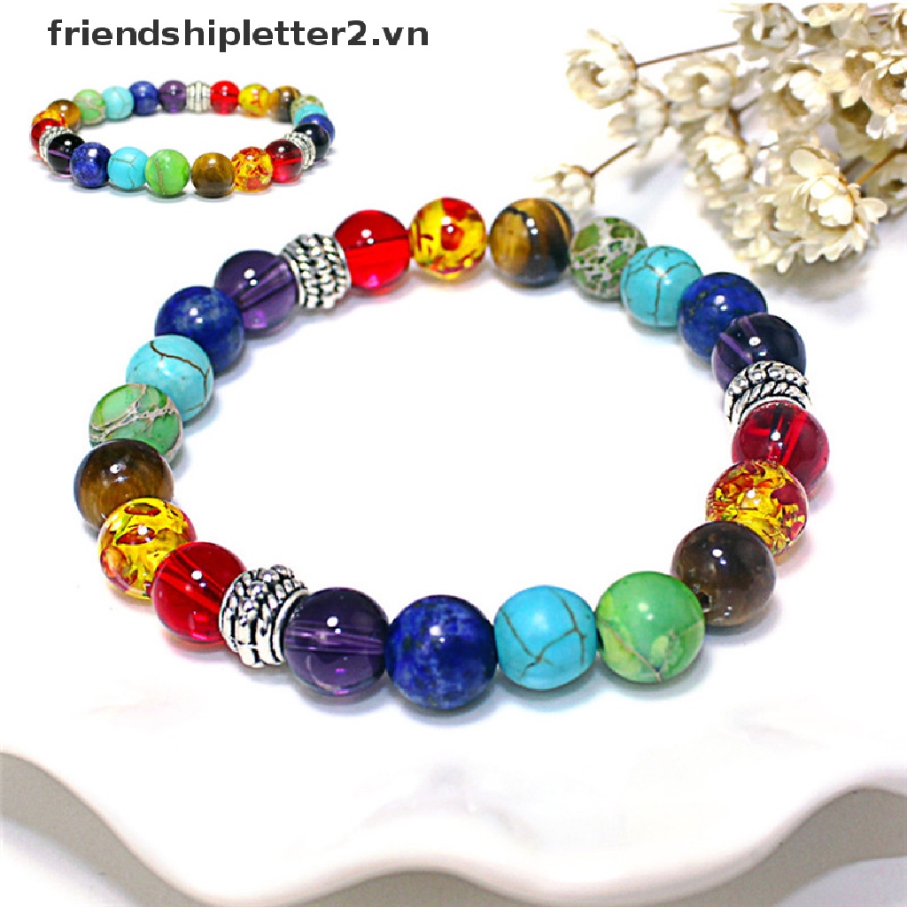 #hot in stock# New 7 Chakra Healing Balance Beads Bracelet Natural Stone Bracelet Jewelry Gift #