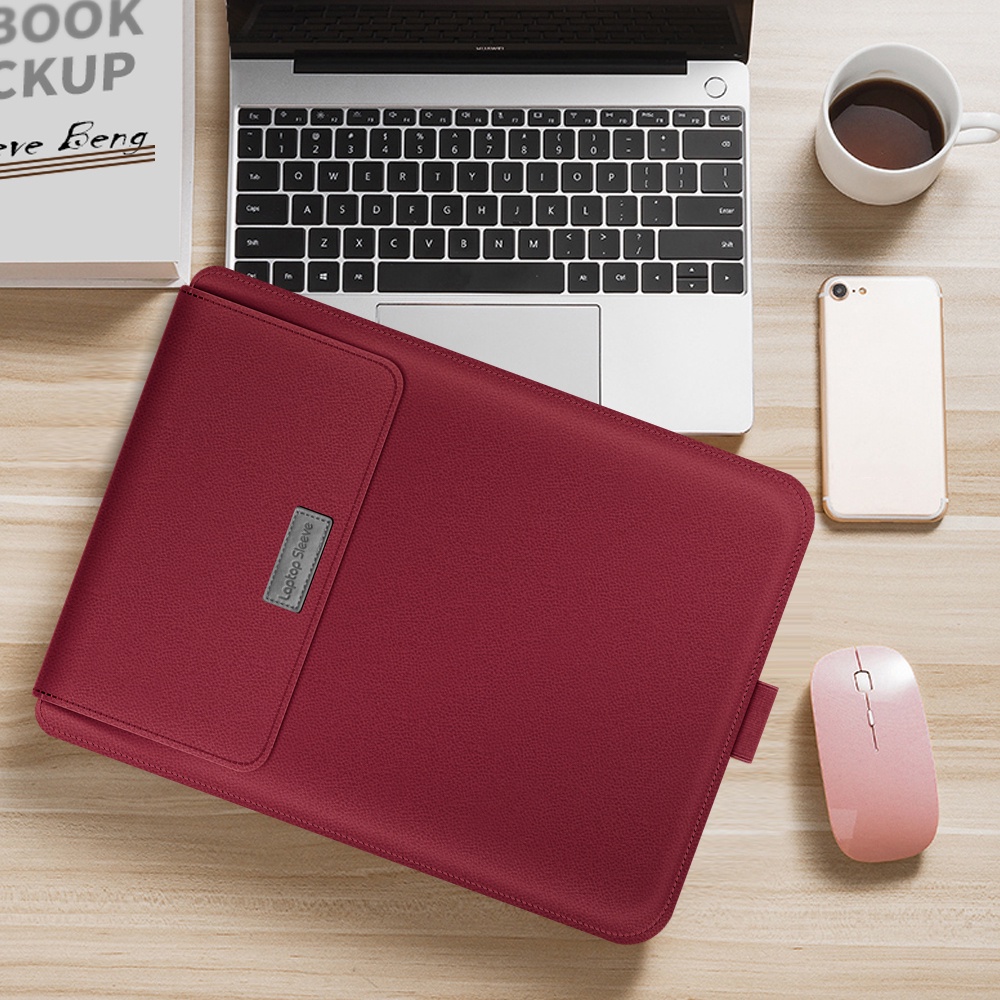 Túi da PU đựng máy tính xách tay thích hợp cho dòng Laptop cho macbook Air Pro 11 12 13.3 15 Inch