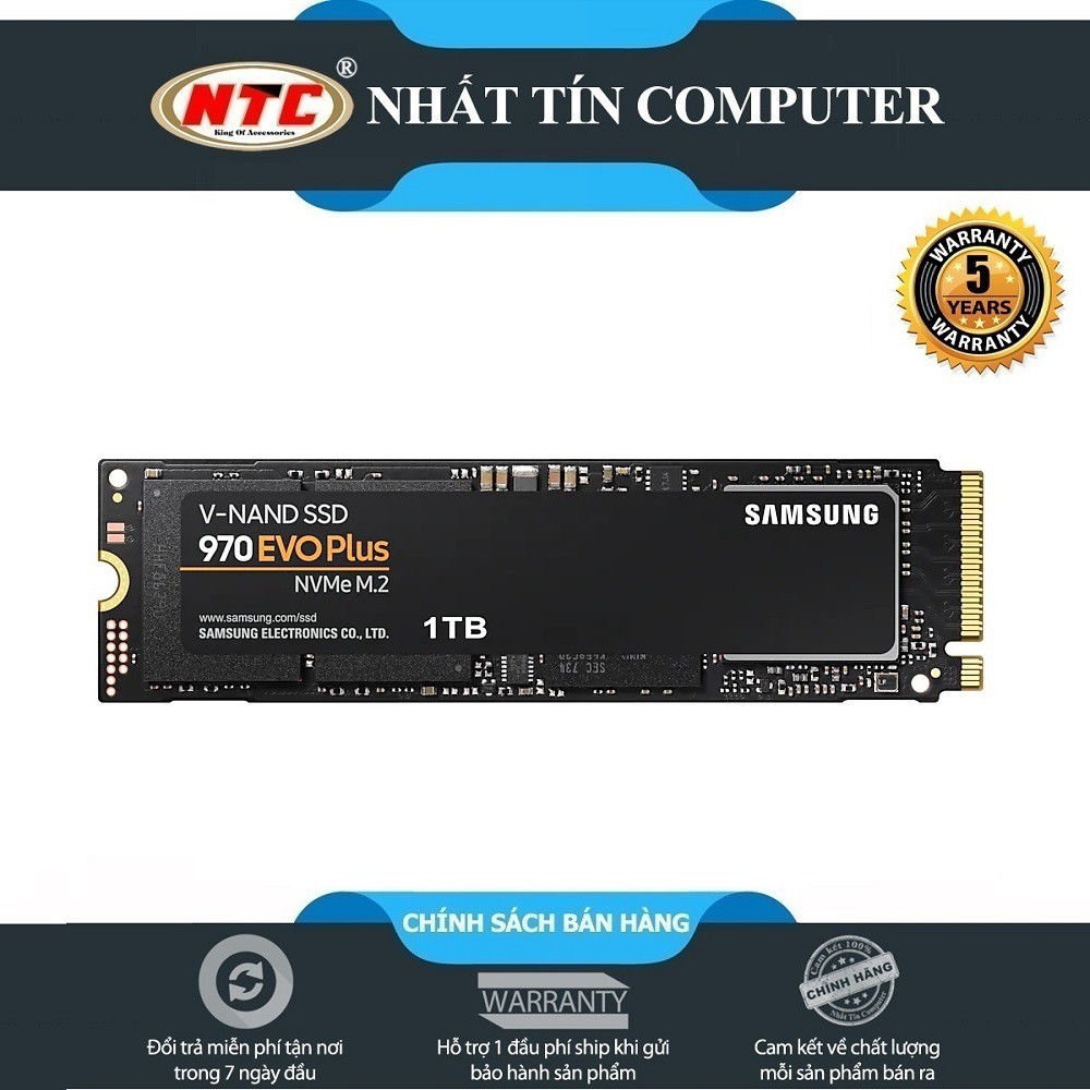 Ổ cứng SSD Samsung 970 EVO Plus PCIe NVMe M.2 2280 1TB