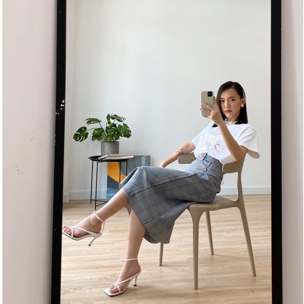 Áo Thun In Chữ Cappuccino EDINI - A1188