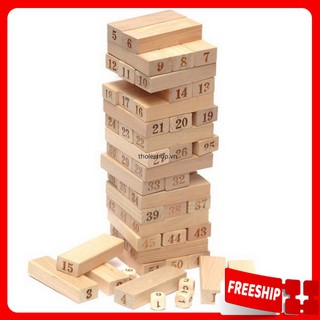 Rút gỗ  🔖1 ĐỔI 1 🔖  Bộ trò chơi rút gỗ WOOD TOYS loại lớn siêu đẹp 2785