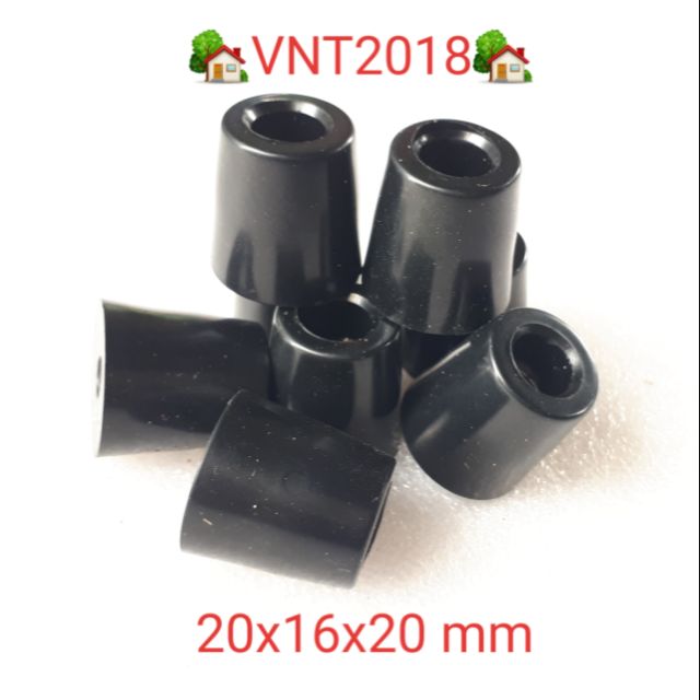 Cao su lót chân đồ mỹ nghệ 20x16x20mm