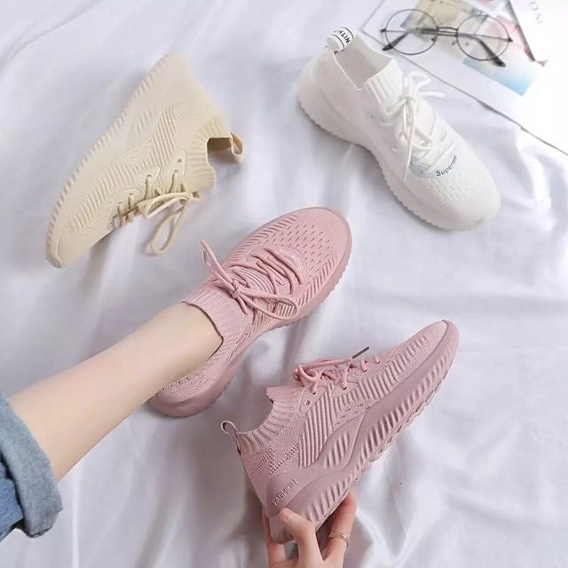 Giày nữ 👟 Freeship 👟 giày thể thao nữ cổ chun hàng chuẩn | BigBuy360 - bigbuy360.vn