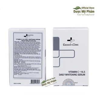 SERUM VITAMIN C GOODNDOC VITAMIN C 16.5 DAILY WHITENING SERUM 30ml MỜ THÂM NÁM TRẮNG DA