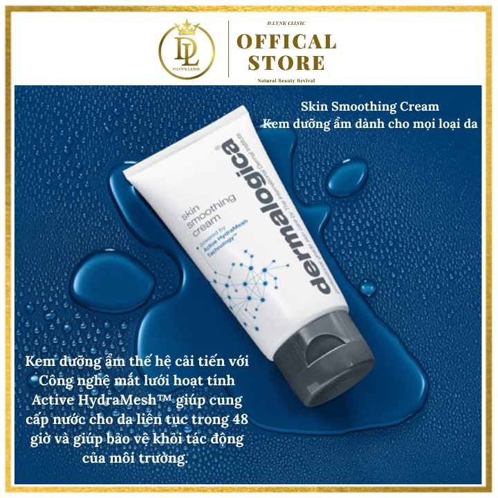 Kem dưỡng ẩm dành cho mọi loại da Dermalogica Skin Smoothing Cream 15ml - 50ml -100ml