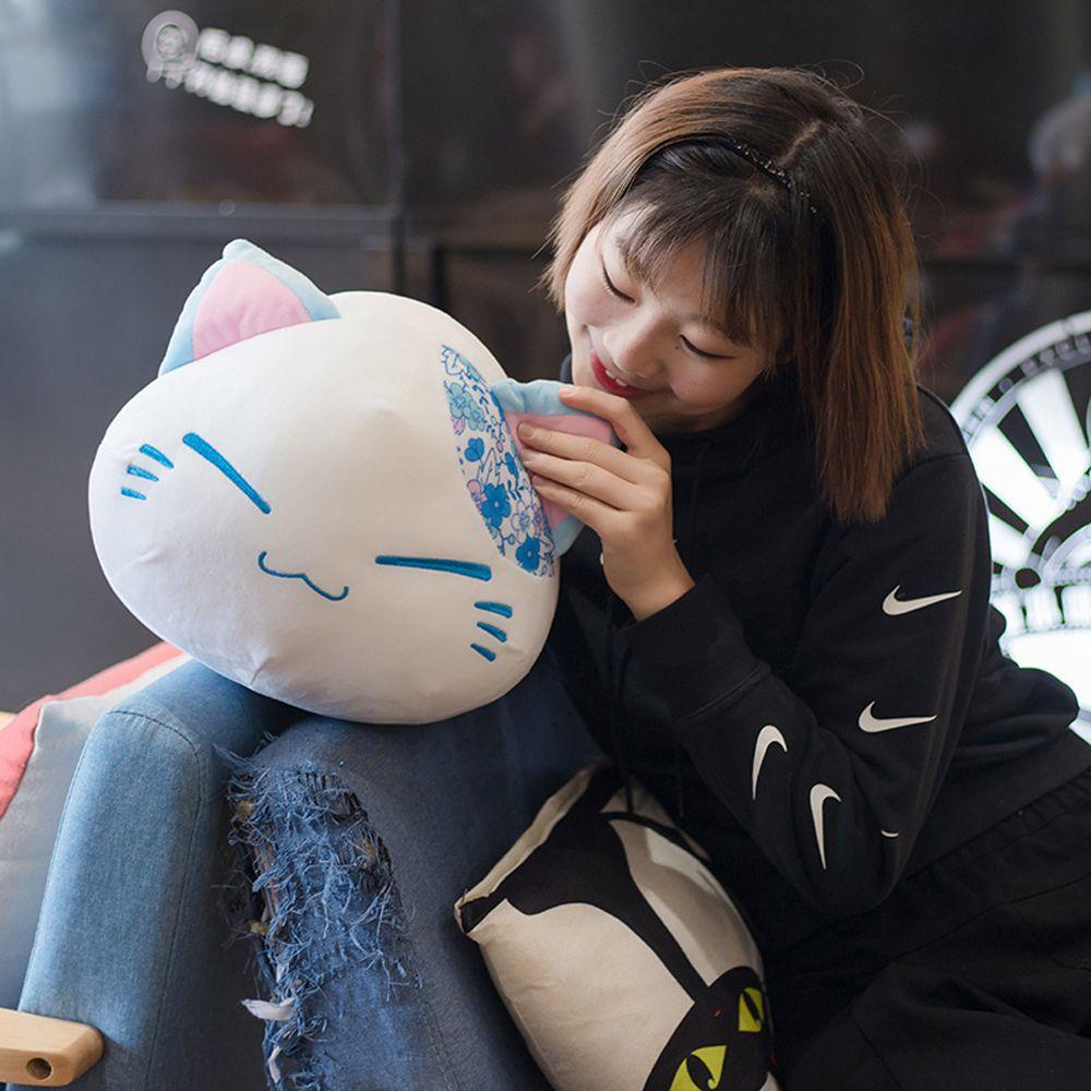 LANFY Mèo Nhồi Bông Mềm Mại Xinh Xắn Dành Cho Bé