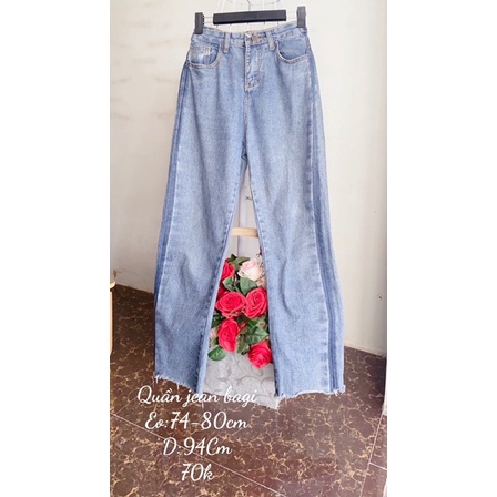 Quần Jean dáng bagi