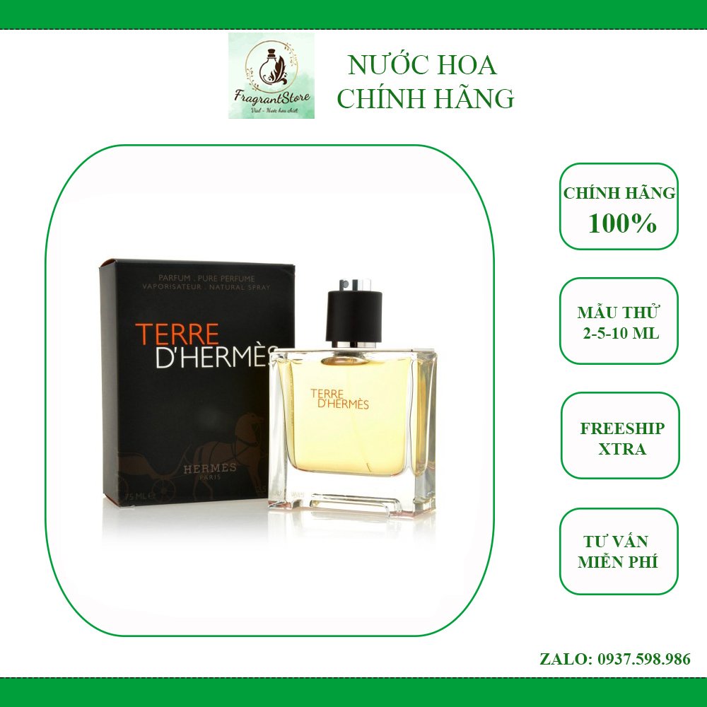 Nước hoa Nam Hermes Terre EDP (Mẫu thử)