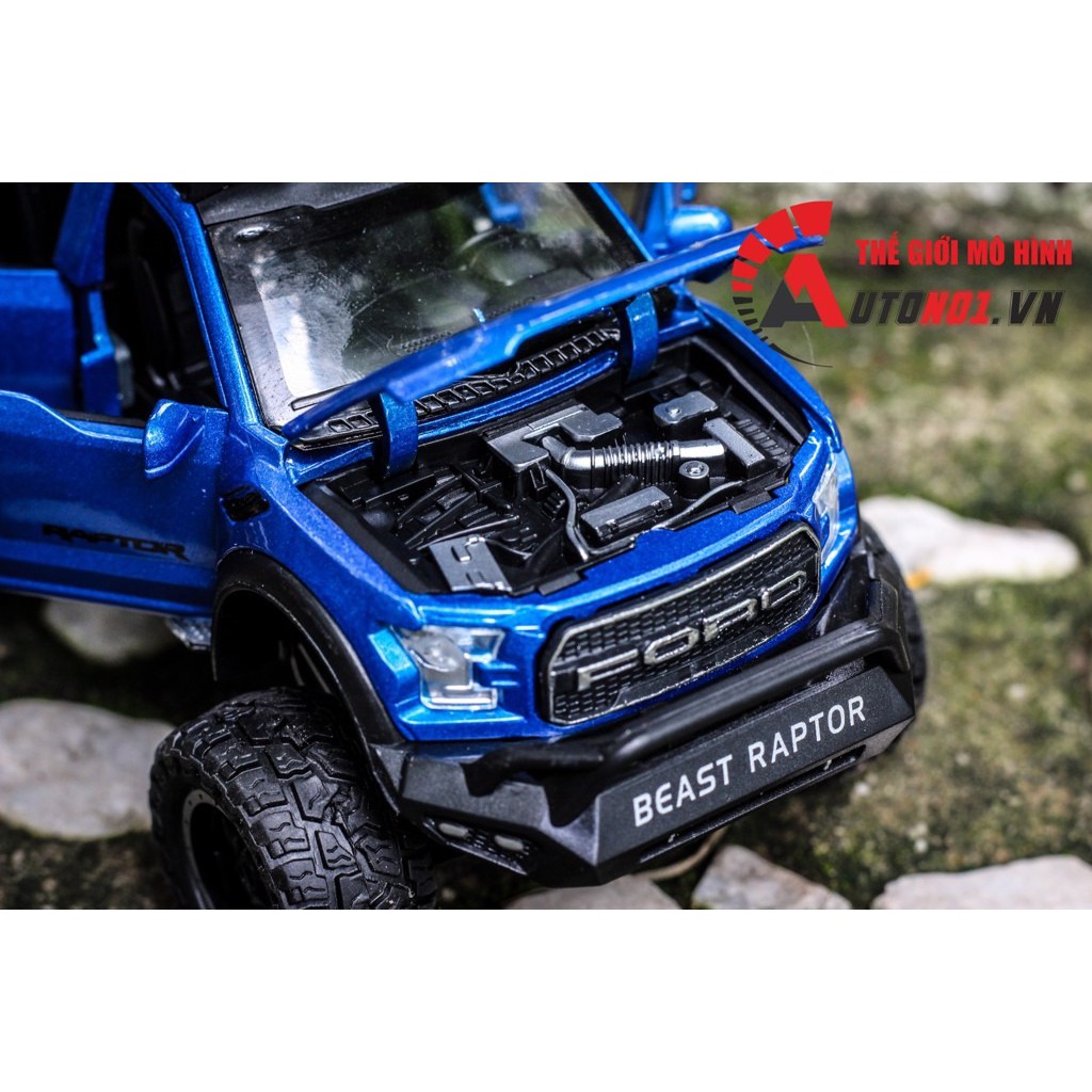 MÔ HÌNH XE FORD BEAST RAPTOR F150 OFFROAD 1:32 CHE ZHI 6000