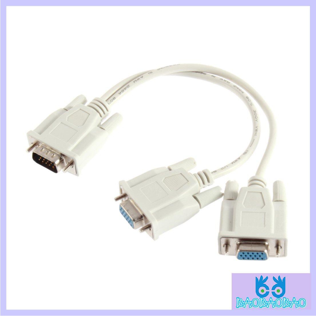 1 Dây Cáp Chia Cổng Vga Svga Thành 2 Cổng Màn Hình Lcd Tft Y | BigBuy360 - bigbuy360.vn
