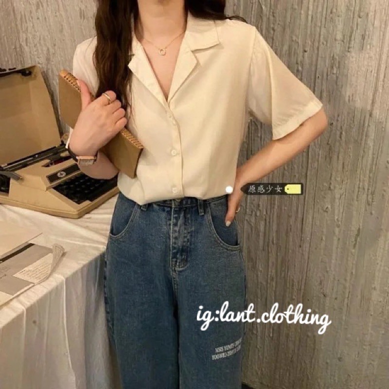 áo sơ mi bazic ngắn tay 2367