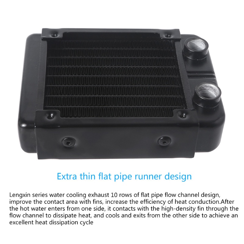 Quạt Tản Nhiệt 8 Ống 90mm G1 / 4 Chuyên Dụng Cho Máy Tính PC