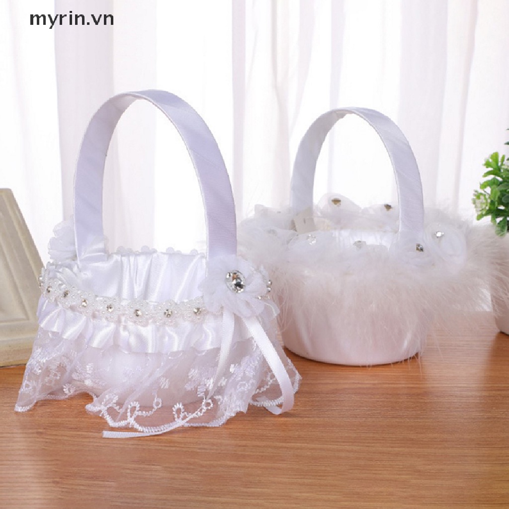 Giỏ Hoa Giả Trang Trí Tiệc Cưới / Nội Thất Nhà