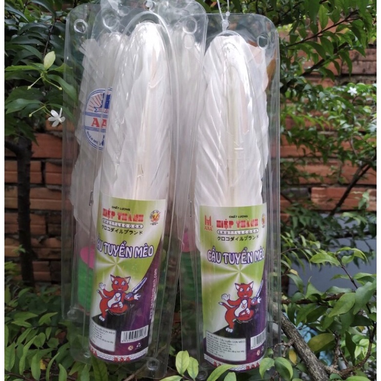 Cầu đá cao cấp giá siêu rẻ, Cầu đá nghệ thuật lông trắng (1 quả) - LYLYSPORTS