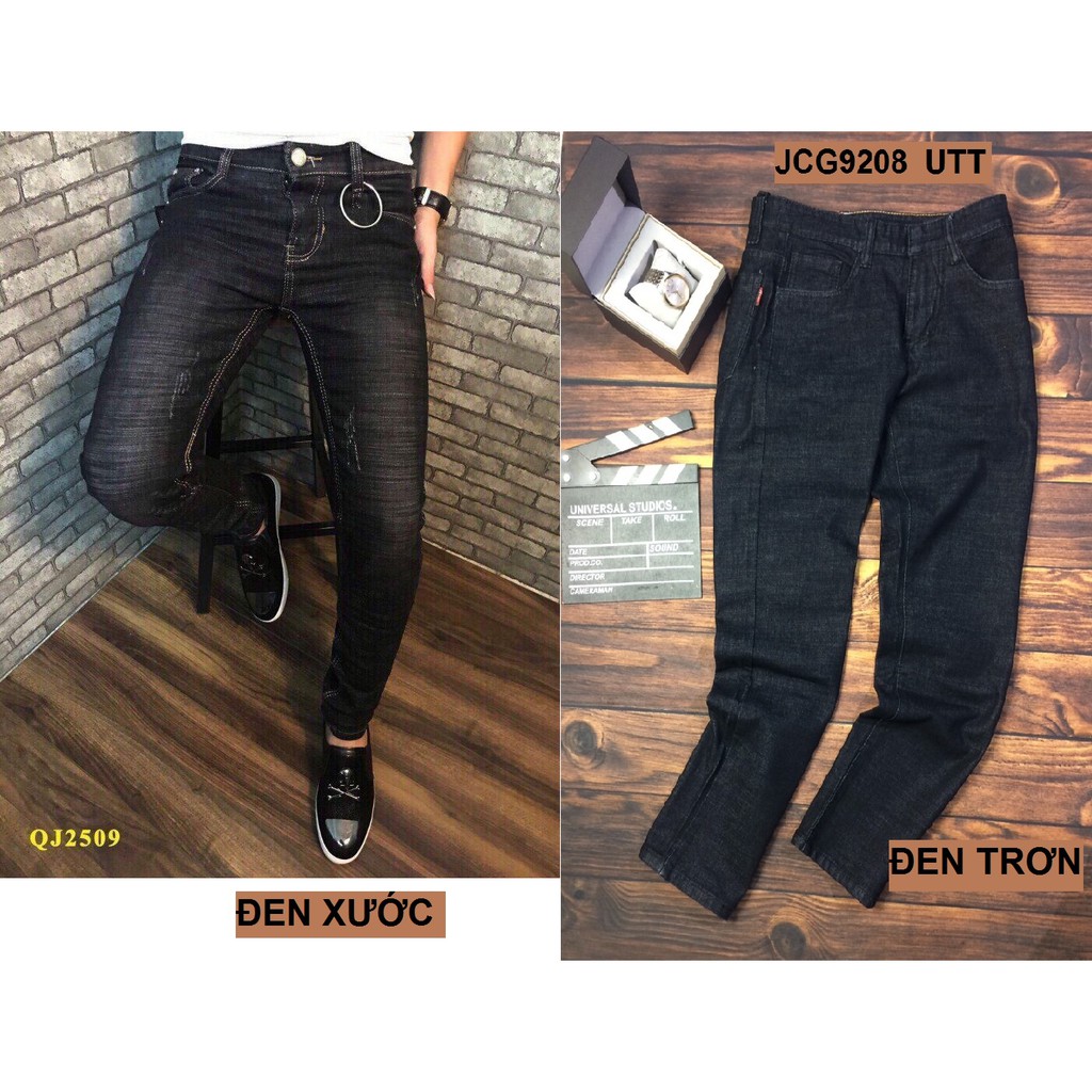 Quần jean nam ống côn co giãn tốt JN9208