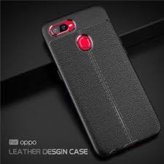 ốp dẻo đen Vân Da Cao cấp Auto oppo F7