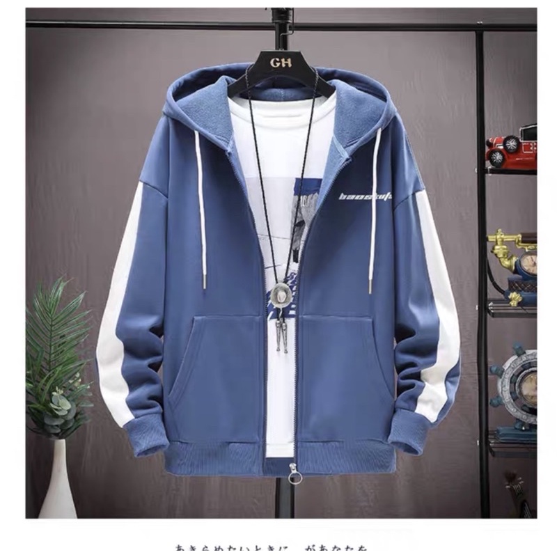 Áo khoác viền sọc  tay siêu đẹp thiêu BAOBAO