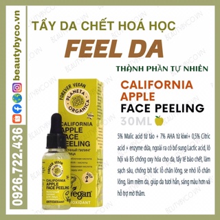 Tẩy da chết hoá học Planeta Organica California Apple Peeling nhẹ nhàng loại bỏ da chết, làm da láng mướt