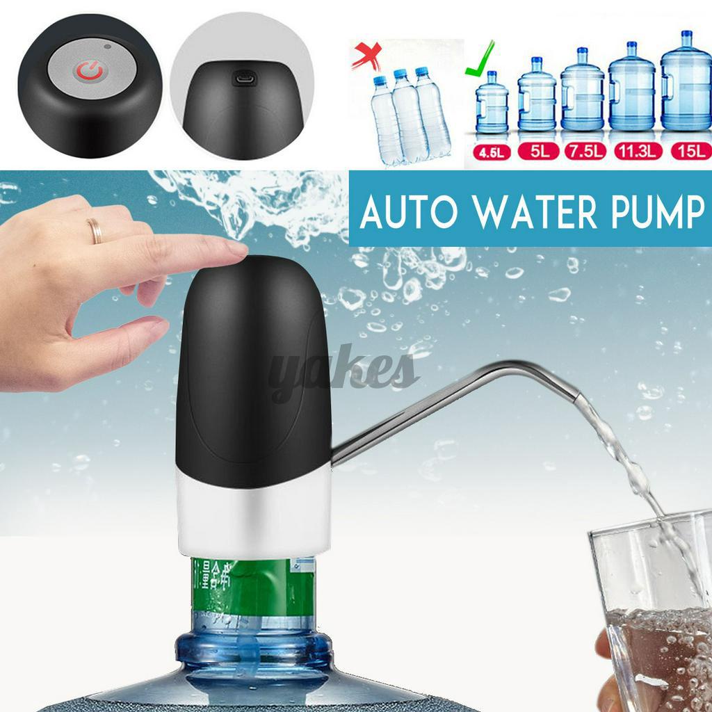 USB Electric Automatic Water Pump Dispenser Portable Auto Drinking Bottle Switch YAKES