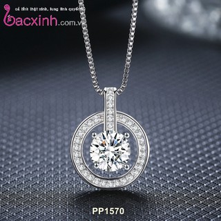 Dây chuyền bạc Ý 925 Bạc Xinh- Mặt trăng đẹp PP1570