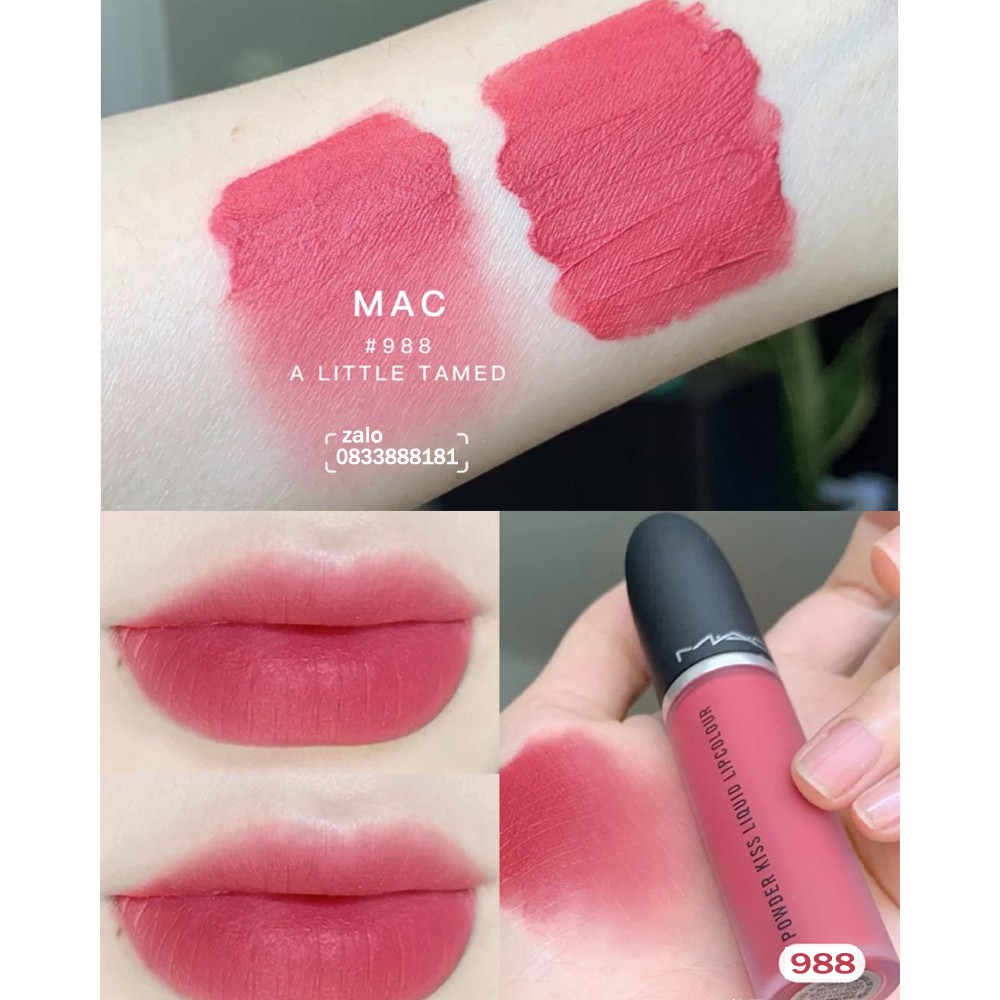 SON KEM Lì MAC Powder Kiss Liquid Lipcolour. Hàng cam kết chính hãng, BAO CHECK CODE CHECK MÃ, BILL ĐẦY ĐỦ