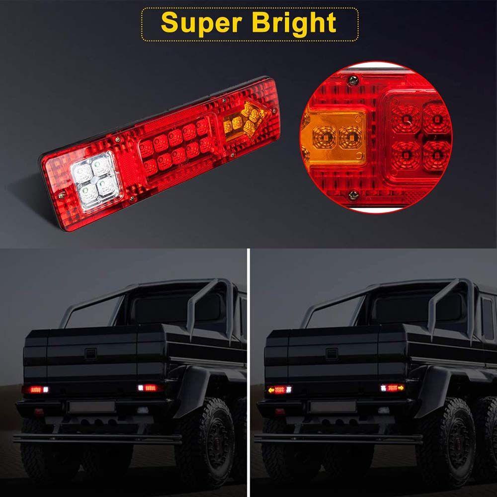 NICKOLAS Bộ Đèn LED Cảnh Báo Dừng Chống Thấm Nước Gắn Đuôi Xe Tải RV