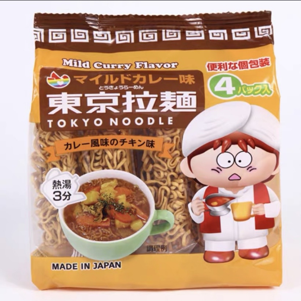 Mì ăn liền Tokyo Noodle Nhật Bản cho bé ăn dặm 120Gram Gói 4 Vắt Mì [HSD T3/2022] | BigBuy360 - bigbuy360.vn