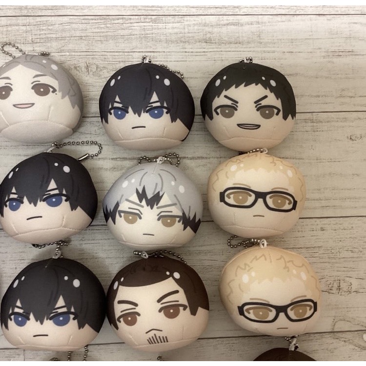 Móc chìa khóa Bánh Bao Nigi Nigi Omanjuu Mascot Haikyuu!! chính hãng Nhật Bản