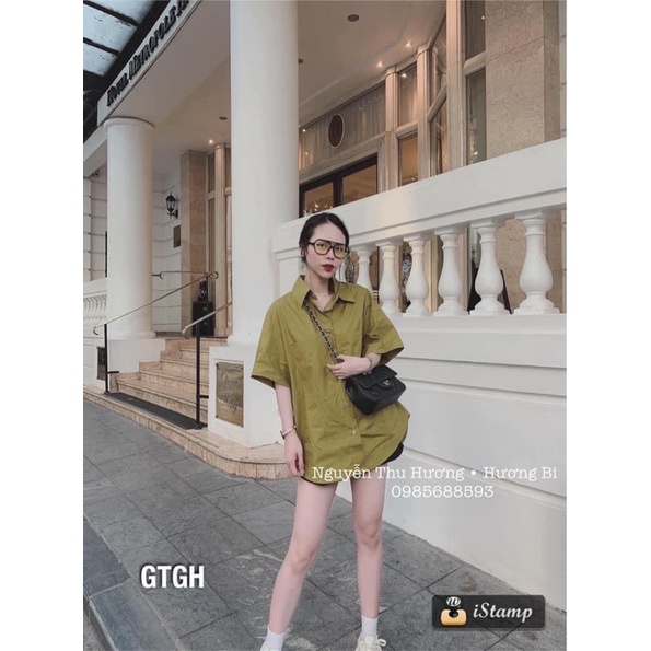 [Siêu Hot] Áo Sơmi Thô 2 Màu Dáng Giấu Quần Cá Tính Có Ảnh Thật Kèm Video | BigBuy360 - bigbuy360.vn