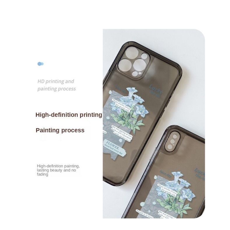 Ốp lưng iphone Tpu Trong Suốt Thời Trang Cho Iphone Xr 11 Pro 12 Pro Max Xs Max Xr 6s 8 7plus