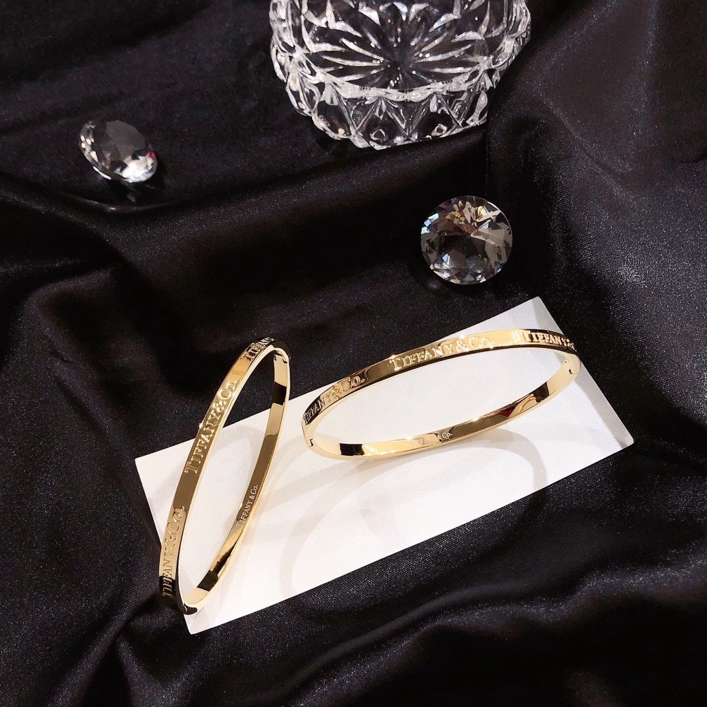 CARTIER Vòng Tay Thép Thiết Kế Đơn Giản Thời Trang Cho Nam Và Nữ