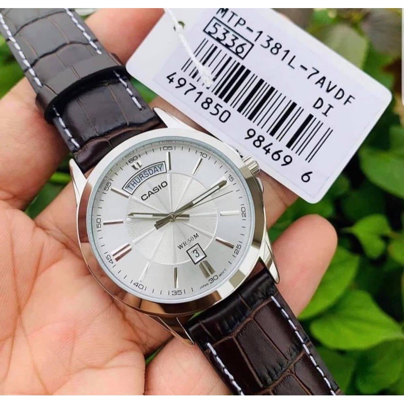 Đồng hồ nam Classic Casio MTP-1381L-7A - Kích thước vỏ: 46,6 × 39,9 × 8,9mm