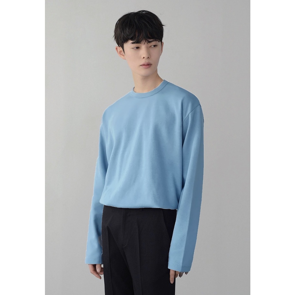 Áo thun Tay dài Sleeves BASIC THICK CVC - Giá sỉ Unisex