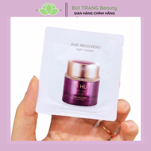 Kem dưỡng mắt OHUI Tím Chống Lão Hóa Giảm Nếp Nhăn Trẻ Hóa Làn Da OHUI Age Recovery Eye Cream 1ml