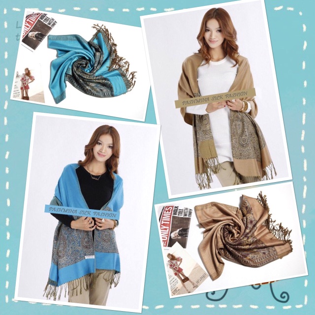 Khăn choàng Pashmina Silk cao cấp
