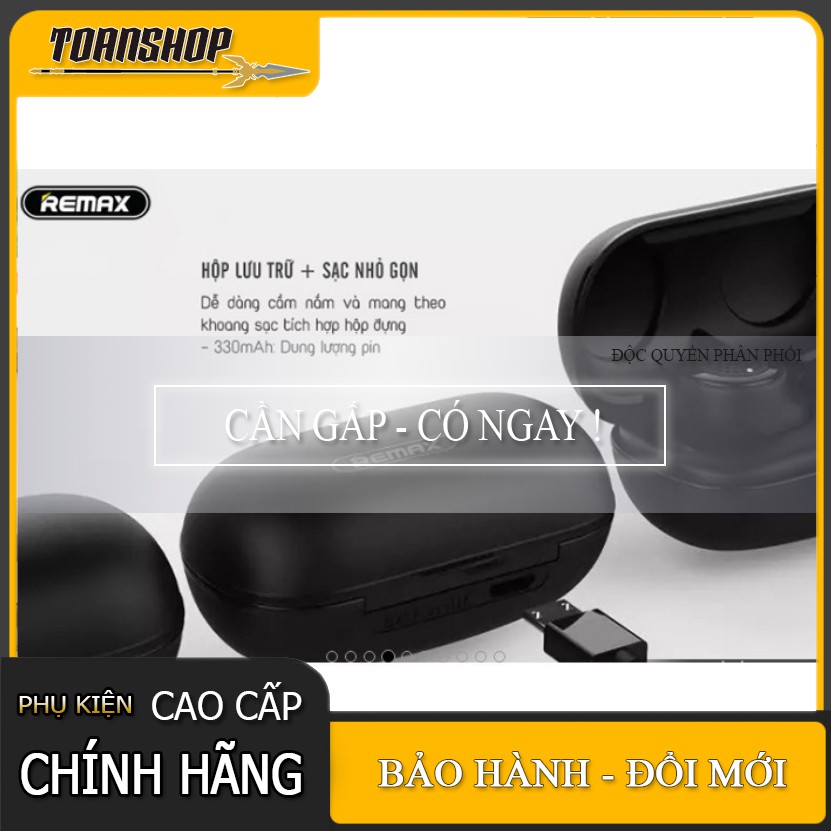 Tai Nghe Bluetooth TWS-2 REMAX - Hàng chính hãng- âm thanh tuyệt vời