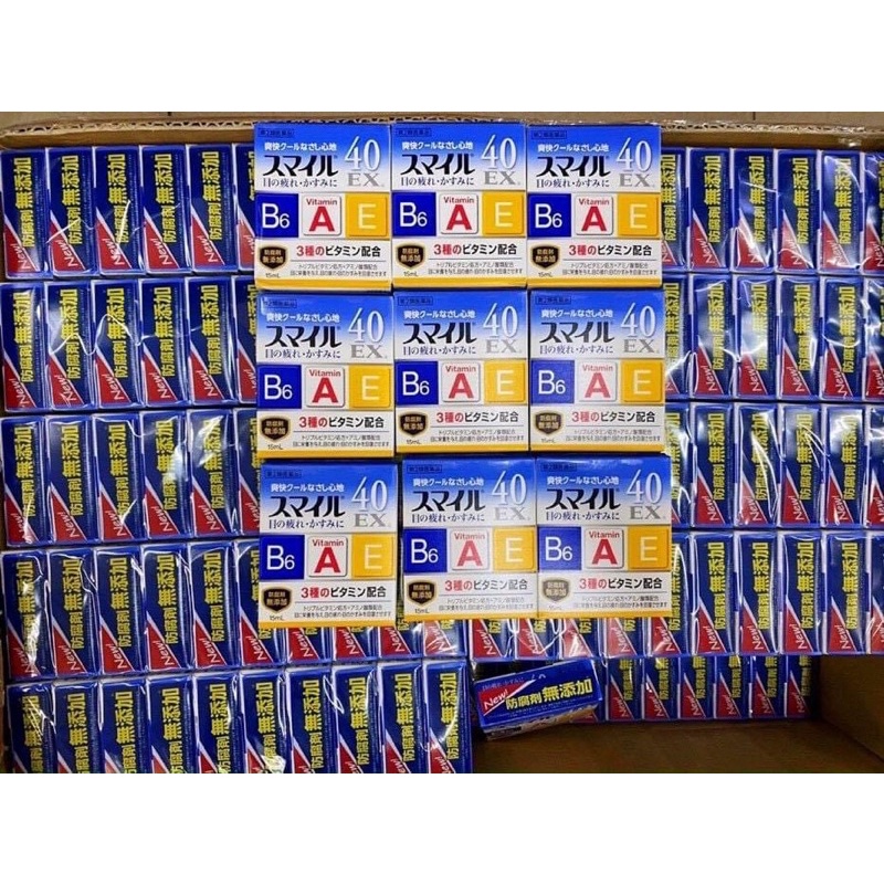 Nhỏ Mắt Vitamin Lion 40 EX Mild 15ml Nhật Bản