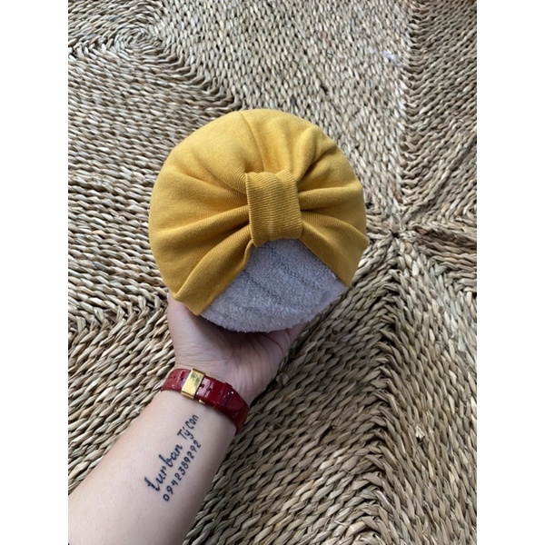 mũ vải chùm kín tai cho bé
