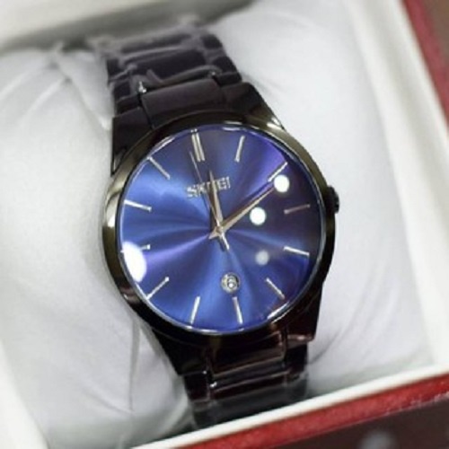 Đồng hồ nam chống nước Skmei dây thép không gỉ có lịch ngày
